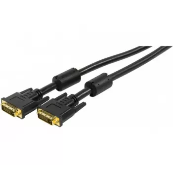 Câble moniteur DVI-I Dual Link EXERTIS CONNECT, 24+5 broches mâle-mâle, 3,0 m, noir EXC127671
