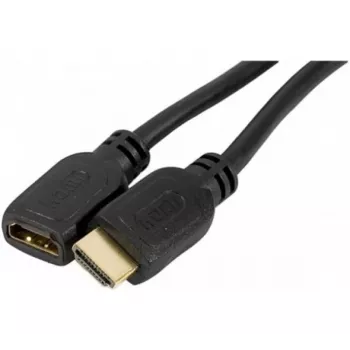 Câble prolongateur HDMI High Speed EXERTIS CONNECT, doré, HDMI Type A mâle vers femelle, 1,0 m 128395