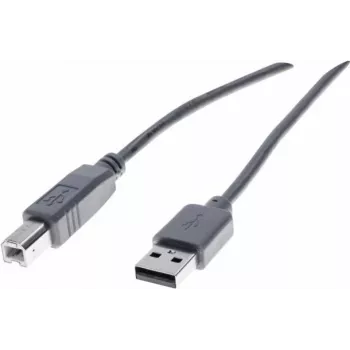 Câble USB 2.0 Exertis Connect Type-A mâle vers Type-B mâle, 3 m, gris 532409
