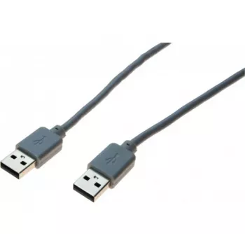 Câble USB 2.0 EXERTIS CONNECT, USB-A mâle vers USB-A mâle, gris, 2,0 m 532503