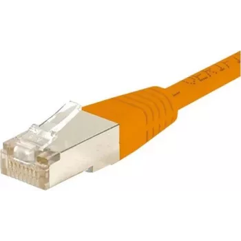 EXERTIS CONNECT Câble patch Cat6 F/UTP, orange, 3,0 m, gaine slim anti-accroche 234130