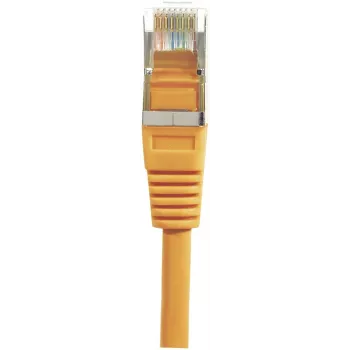 EXERTIS CONNECT Câble patch Cat6 F/UTP, orange, 3,0 m, gaine slim anti-accroche 234130