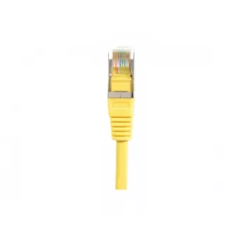 EXERTIS CONNECT Câble patch réseau Cat.5e F/UTP, RJ45, jaune, 1,0 m 847151