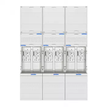HAGER ZL3EN26 Panneau de compteur universel 6 points BKE-I triphasé 1050mm
