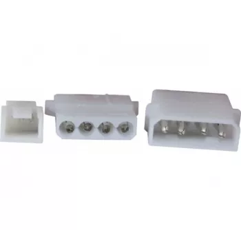 Câble adaptateur d'alimentation Molex vers ventilateur 3 broches EXERTIS CONNECT 15 cm (EXC146851)