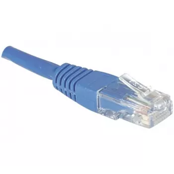 EXERTIS CONNECT câble patch CAT.6 U/UTP, 1,5 m, bleu, RJ45, protection du loquet 246740