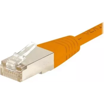 Câble patch CAT.6 F/UTP EXERTIS CONNECT, orange, 0,5 m, slim anti-accroche 234100