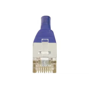 EXERTIS CONNECT Câble de raccordement Cat6 F/UTP, violet, 1,0 m, protection anti-accroche slim 234170