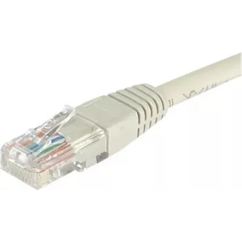 EXERTIS CONNECT Câble de raccordement Cat6 U/UTP, 5 m, gris, RJ45, anti-accroche EXC848500