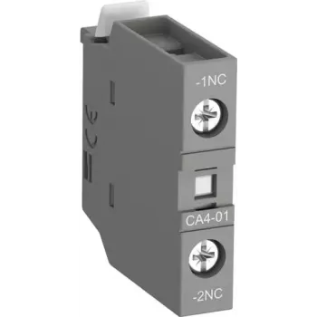 Bloc de contact auxiliaire ABB CA4-01 1NC montage frontal bornes à vis 1SBN010110R1001
