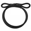 Câble de sécurité Master Lock 72EURD avec extrémités en boucle, 4,5 m acier tressé, noir