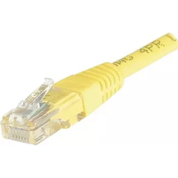 Câble de raccordement Cat.6 U/UTP EXERTIS CONNECT, 7 m, jaune, anti-accroche EXC245770