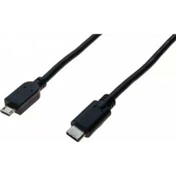 Câble Exertis Connect USB-C vers Micro-USB Type B, USB 2.0, 1 m, noir 532481