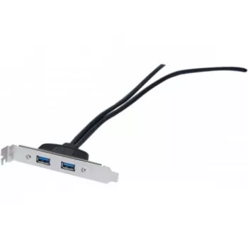 Câble prolongateur USB 2.0 Exertis Connect, USB-A mâle vers USB-A femelle, 0,25 m, noir 146697