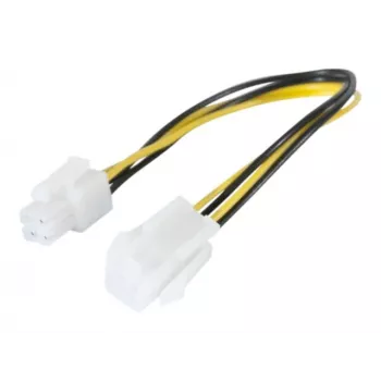 Câble de rallonge d'alimentation P4 EXERTIS CONNECT 30 cm noir 4 broches ATX12V EXC147562