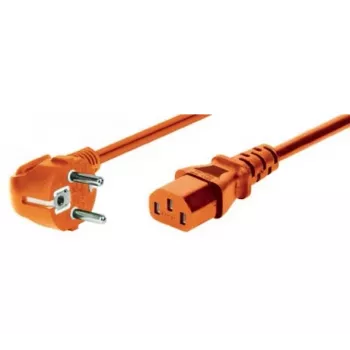 Câble d'alimentation EXERTIS CONNECT 1,8 m orange Schuko coudé vers IEC C13 808072