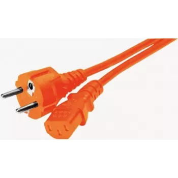 Câble d'alimentation EXERTIS CONNECT, Schuko vers IEC C13, orange, 1,8 m 808073