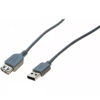 Câble de rallonge EXERTIS CONNECT USB 2.0, USB-A mâle vers USB-A femelle, gris, 5,0 m, High Speed 532405