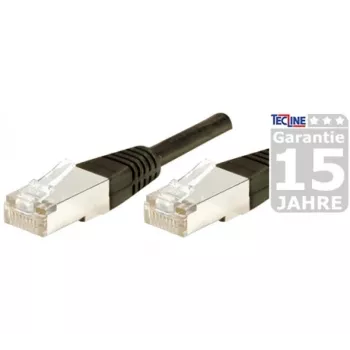 Câble de raccordement extérieur étanche EXERTIS CONNECT Cat6 F/UTP, noir, 50 m 845050