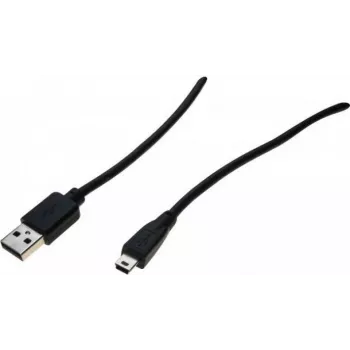 Câble Exertis Connect USB 2.0 - USB-A mâle vers Mini-USB Type-B mâle - 1,5 m - noir 532515