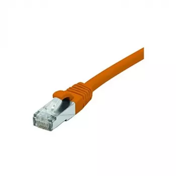 Câble de raccordement Cat.6 F/UTP Exertis Connect 854427, 15 m, orange, PoE, sans halogène