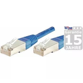 Câble de brassage Cat.6 F/UTP EXERTIS CONNECT, 30 m, bleu, protection anti-pliure Slimline 853346