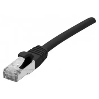 Câble de raccordement EXERTIS CONNECT Cat.6 F/UTP, PoE, sans halogène, noir, 15,0 m, blindé avec protection de la languette (850879)