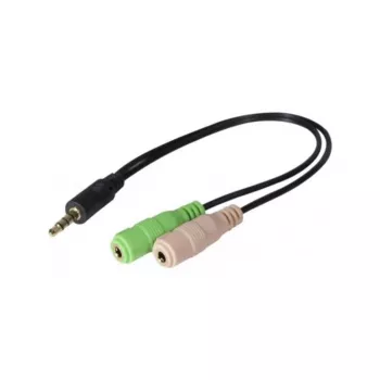 Exertis Connect adaptateur casque CTIA - 3,5 mm TRRS vers double TRS (répartiteur casque/microphone) 721135