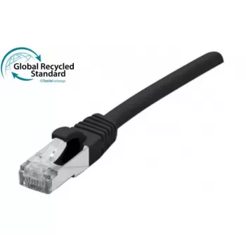 EXERTIS CONNECT câble patch RJ45 Cat. 6 F/UTP certifié GRS noir 1,5 m 854649