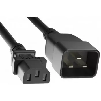Câble de rallonge d'alimentation IEC C20 vers C13 EXERTIS CONNECT 3 m noir 808001