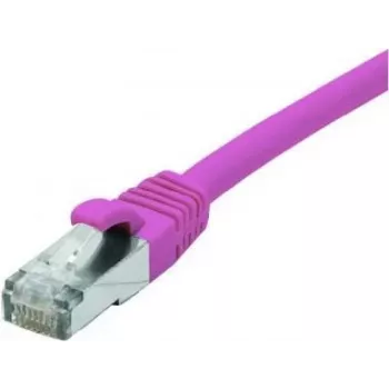 EXERTIS CONNECT câble patch Cat 6 F/UTP, PoE, sans halogène, rose, 10 m 854437
