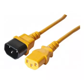 Câble de rallonge d'alimentation IEC C14 vers C13 EXERTIS CONNECT, 1,8 m, orange EXC808075