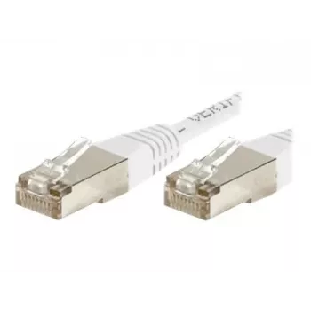 Exertis Connect 853816 câble patch Cat.6 F/UTP, 10 m, blanc, protection de courbure slim