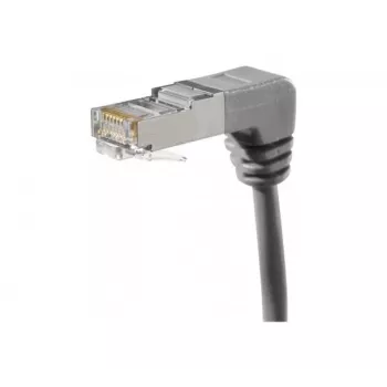EXERTIS CONNECT câble patch Cat.6A S/FTP, 2,0 m, gris, connecteurs coudés vers le bas 854289