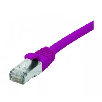 Câble patch EXERTIS CONNECT Cat 6 F/UTP, PoE, sans halogène, violet, 20 m 854417