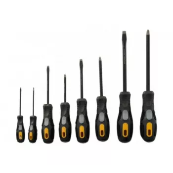 Ensemble de 8 tournevis plats et cruciformes EXERTIS CONNECT, poignées ergonomiques antidérapantes 815571