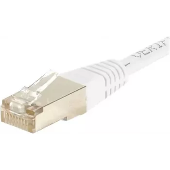 Câble patch Cat6 F/UTP EXERTIS CONNECT, 2 m, blanc, protection de courbure Slim 853813