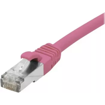 Câble patch S/FTP Cat 6A EXERTIS CONNECT, rose, 2,0 m, Slim anti-accroche RJ45 854378