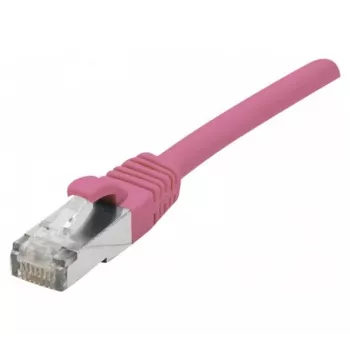 Câble patch Exertis Connect 854385 Cat 6A S/FTP (PiMF), 25 m, rose, protection anti-pliure slim