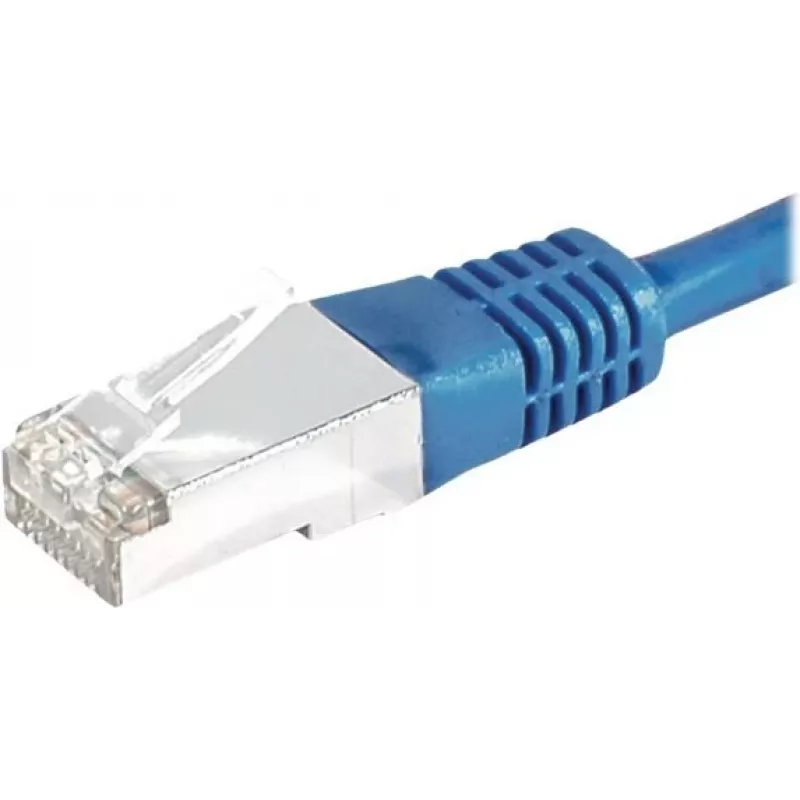 Câble patch Exertis Connect 856850 Cat6 S/FTP, 1 m, bleu