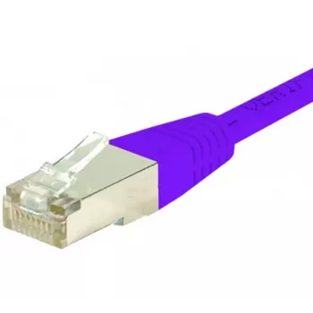 Câble patch EXERTIS CONNECT S/FTP Cat.6, PiMF, violet, 1,5 m, slim anti-accroche 854455