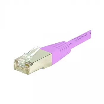 Câble patch Cat6 S/FTP Exertis Connect 854478, rose, 0,5 m, RJ45