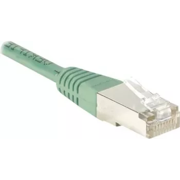 Câble patch Cat.5e F/UTP EXERTIS CONNECT, vert, 0,3 m, RJ45, slim anti-accroche 857070