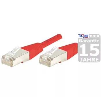 Câble patch Exertis Connect 858310 Cat.6A S/FTP (PiMF) classe EA, 20 m, rouge, protection anti-pliure fine