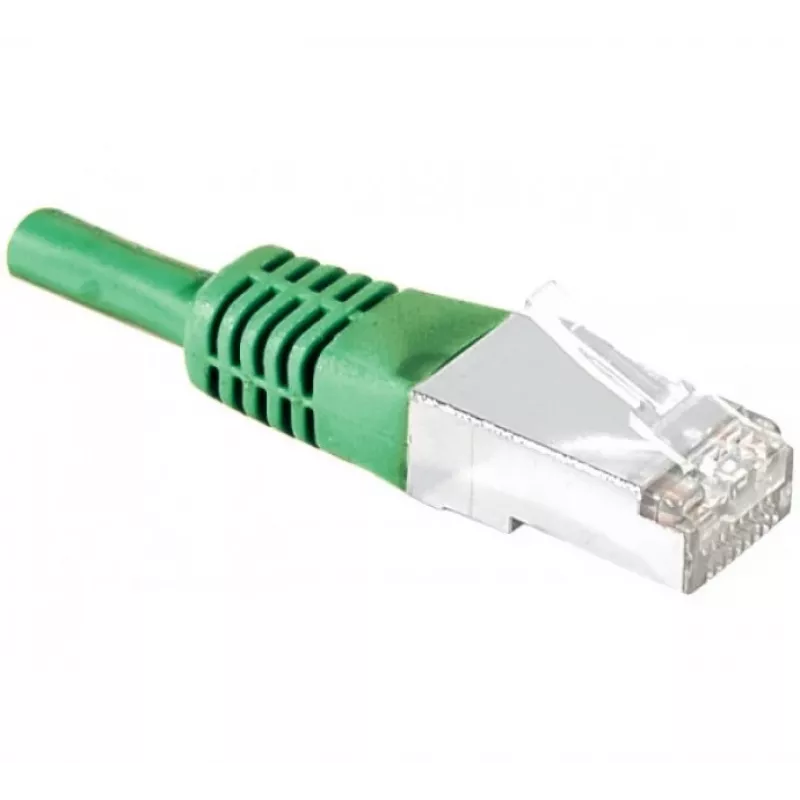 Câble patch EXERTIS CONNECT CAT.6 S/FTP, 0,5 m, vert 856830