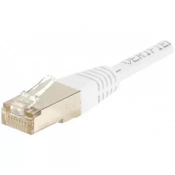 Câble patch EXERTIS CONNECT Cat.6 S/FTP PiMF, blanc, 0,7 m 856842
