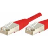 Câble patch Exertis Connect 856847 Cat6 S/FTP, 1 m, rouge