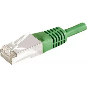 Câble de raccordement EXERTIS CONNECT Cat.6a F/UTP, 0,15 m, vert, 10 Gbps 859545