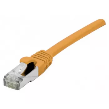 Câble de raccordement EXERTIS CONNECT 858529 Cat 6A S/FTP, 0,15 m, orange, Slim Boot