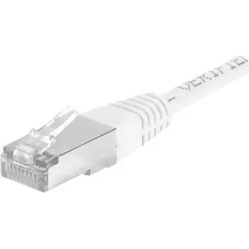 Câble patch Cat.6a F/UTP EXERTIS CONNECT 0,5 m blanc 10 Gbit/s RJ45 anti-accroche 859577